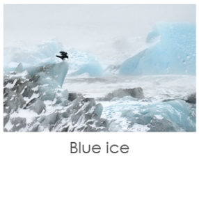 Bleu ice, french art photo