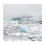 Lagon glaciaire en Islande,photo d'art